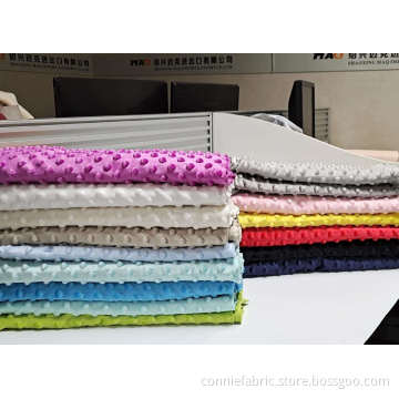 100%Polyester Angel Fleece with Embossed